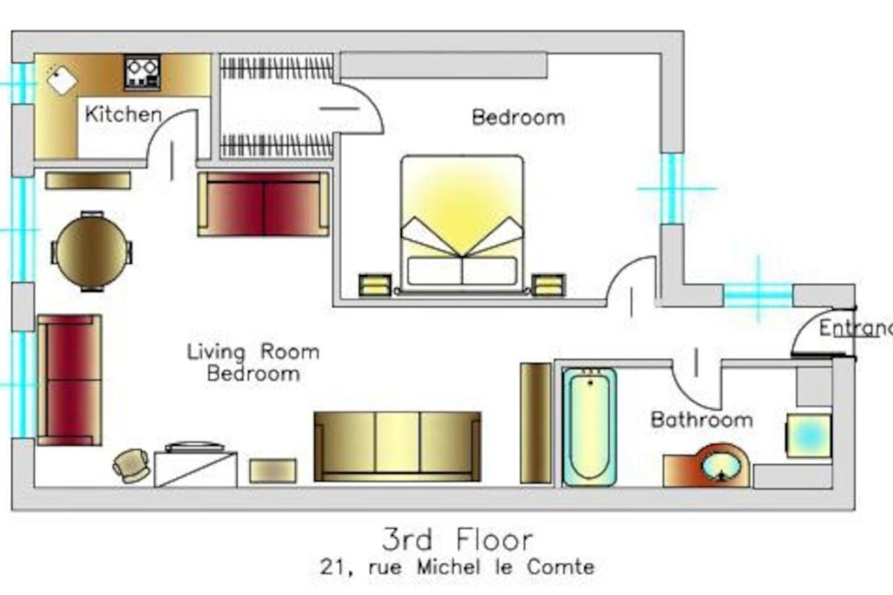 Unit 007 Marais Pompidou Apartment ปารีส ภายนอก รูปภาพ